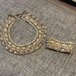 White House black market Necklace and Bracelet Set